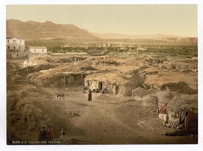 上图:1890年拍摄的耶利哥。现藏于美国国会图书馆。